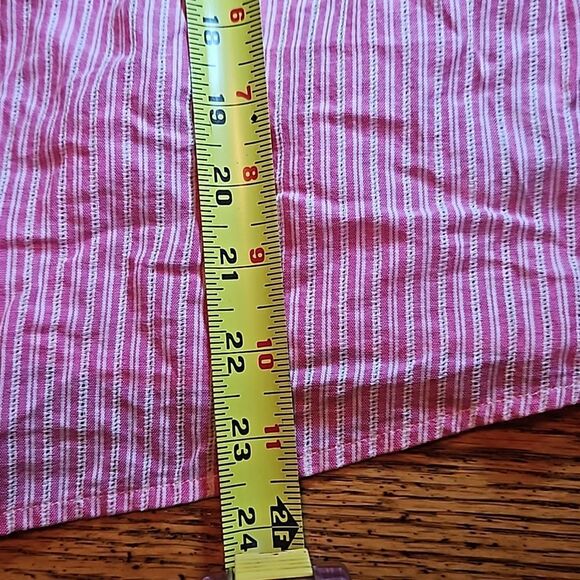 Gap Pink & White Stripe Sleeveless Summer Top Women's Medium - Picture 6 of 7